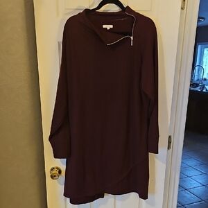 Maurices Burgundy Dress